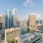 Partial Sea And City View 2Br With Balcony Near Dubai Marina Mall, Marina Quay West, Dubai Marina By Deluxe Holiday Homes