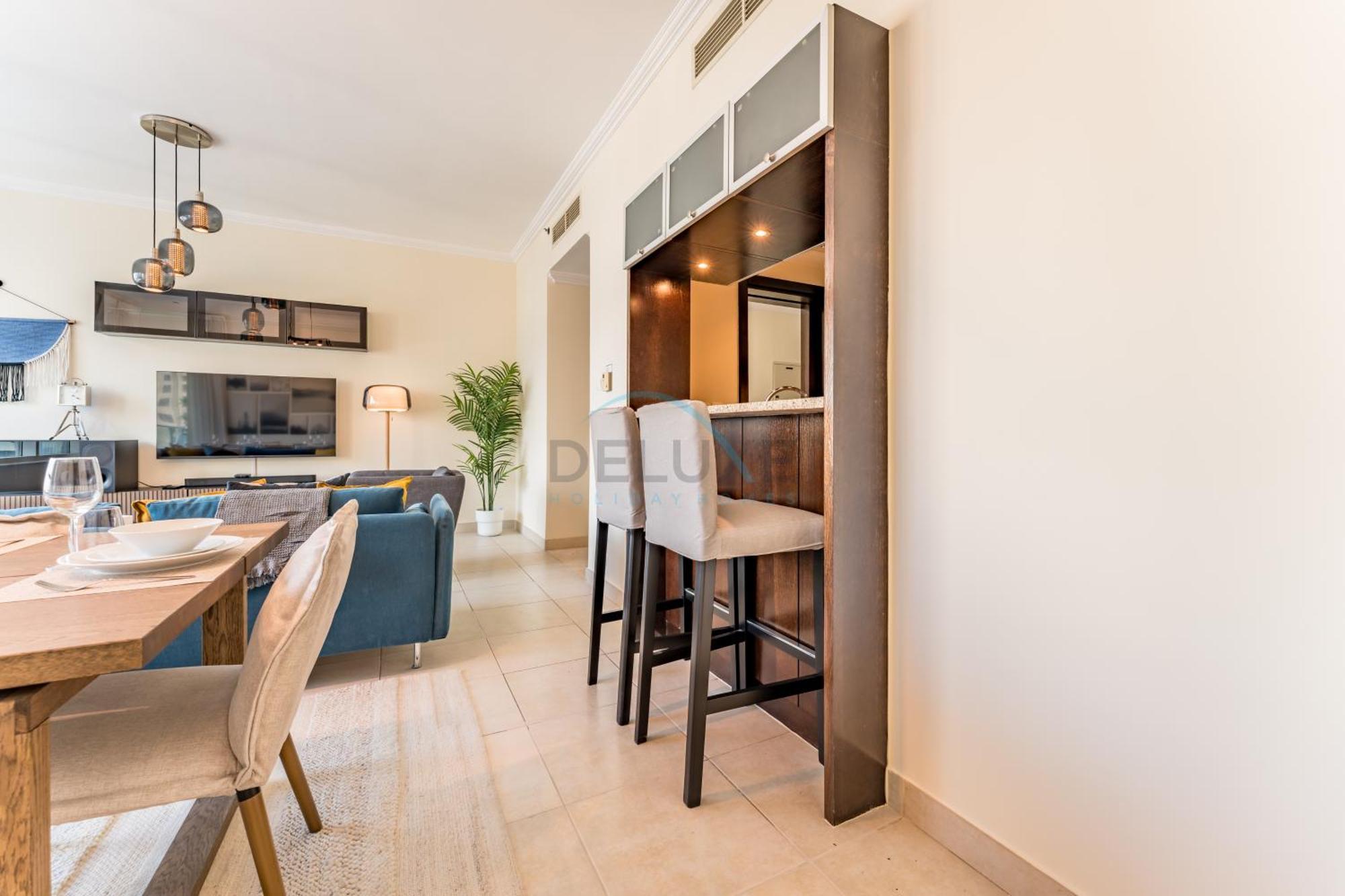Partial Sea And View 2br With Balcony Near Marina Mall, Marina Quay West, Marina By Deluxe Homes Apartment Dubai