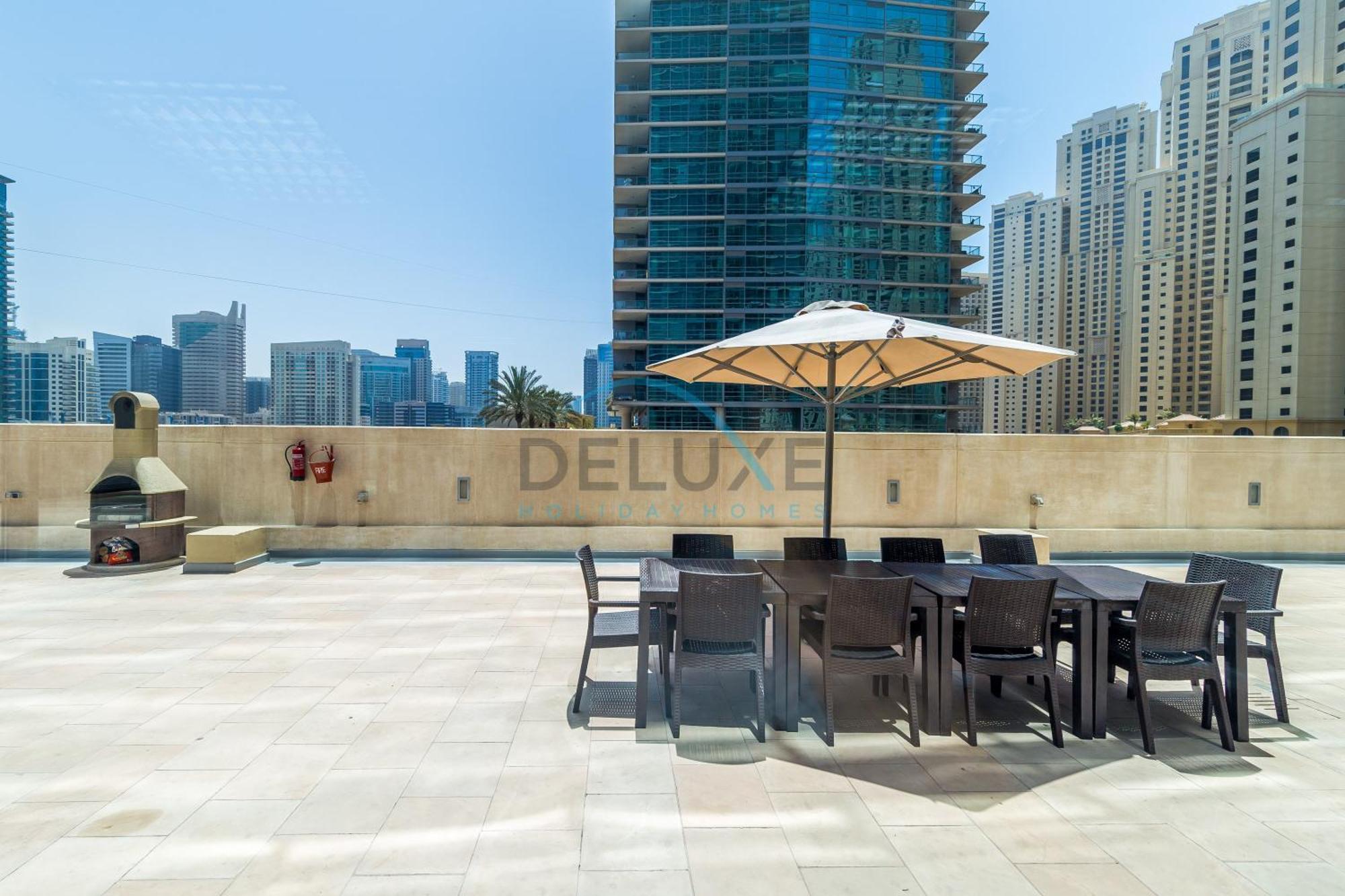 Apartment Partial Sea And View 2br With Balcony Near Marina Mall, Marina Quay West, Marina By Deluxe Homes Dubai